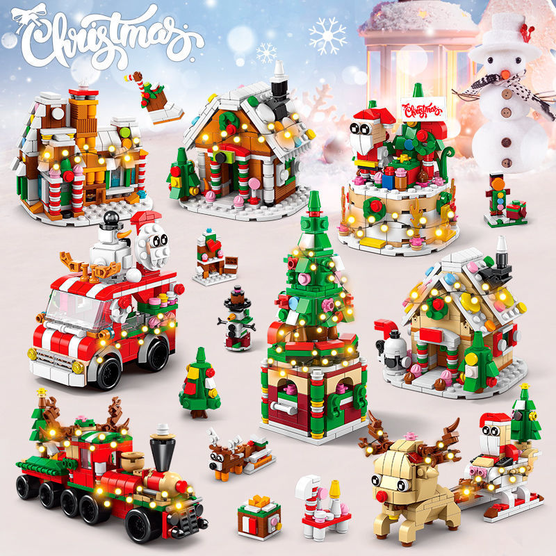 Kids Toys Xmas 2025 - 10in1 Christmas Elk Deer Santa Claus