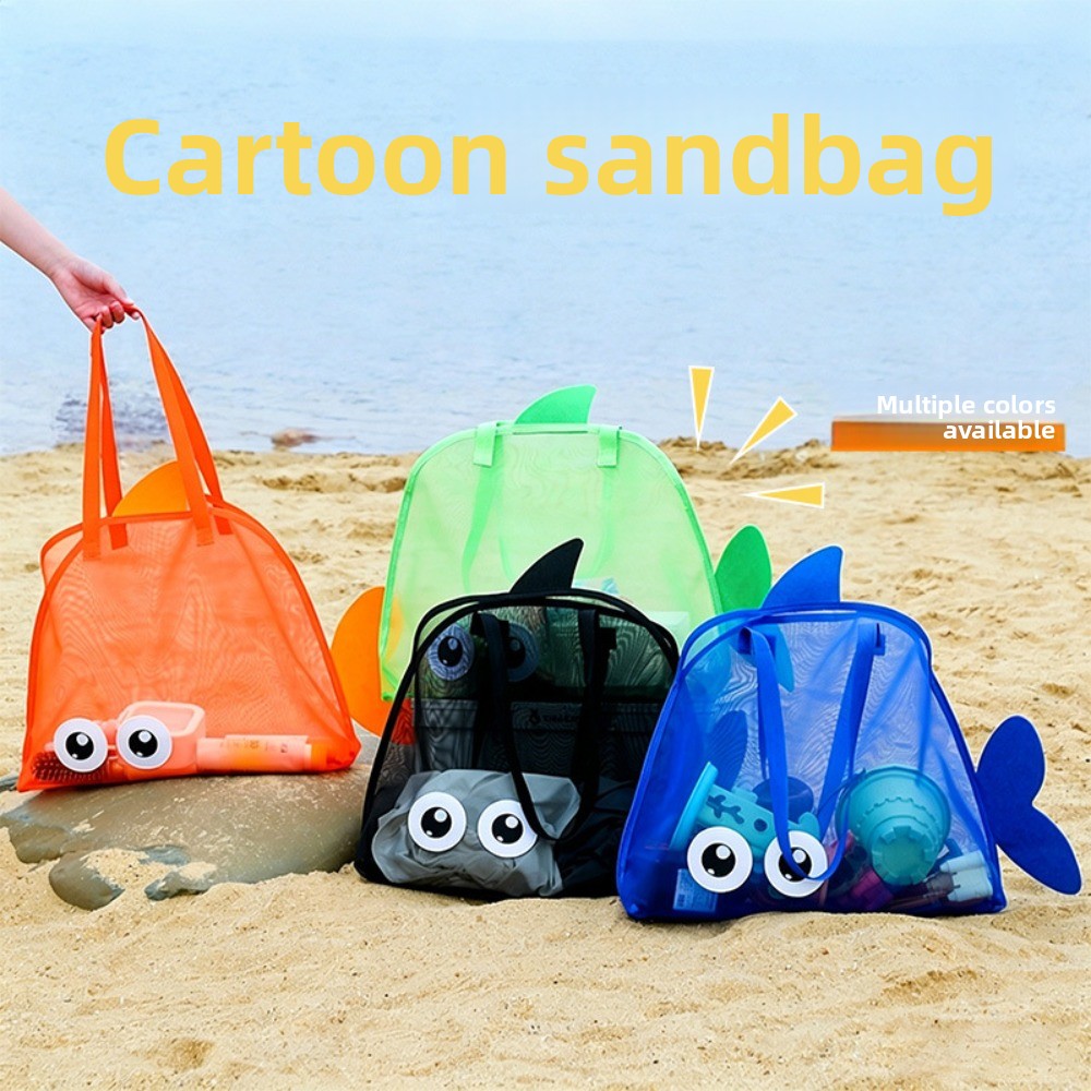 Kids' Toys - Kids Mesh Beach Bags Colorful Cartoon