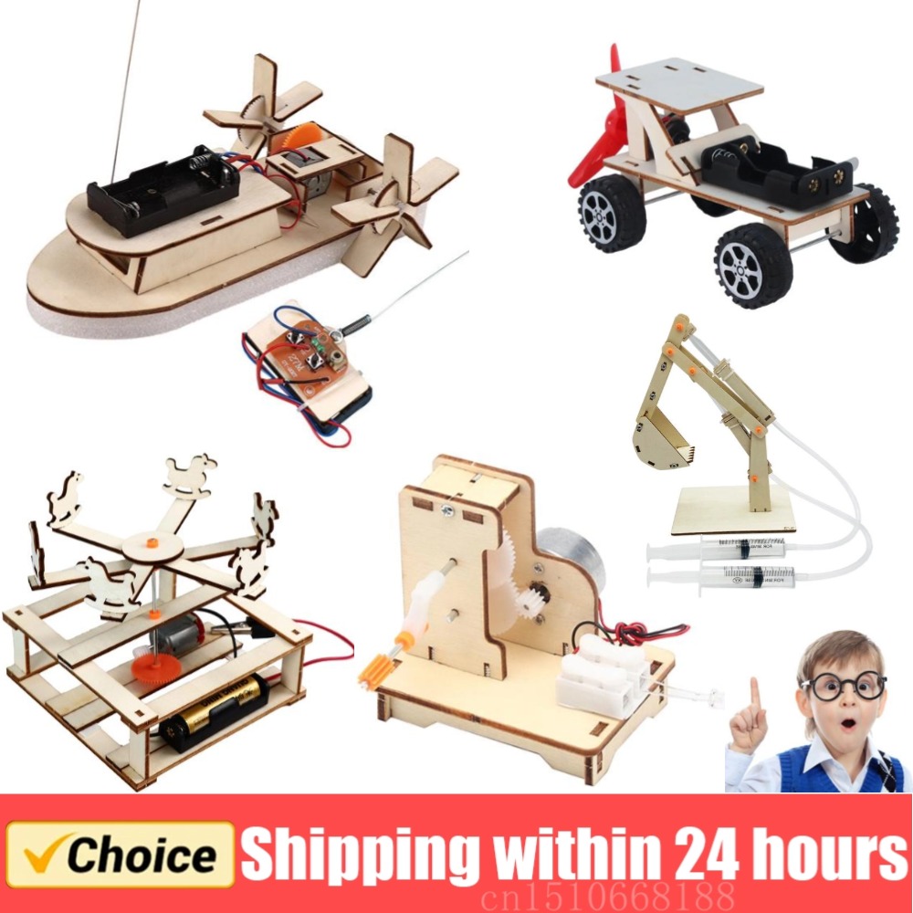 Science Experiment Kit - DIY Boat Model Science Toys Kids