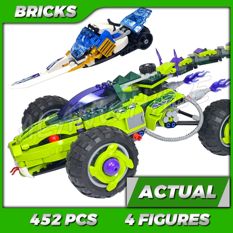 Kids Toys Xmas 2025 - 452pcs Shinobi Fangpyre Truck Ambush Snake