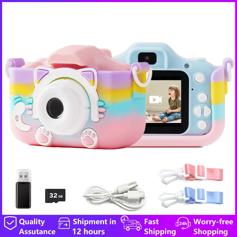 Kids Toys Top View - Kids Camera Toys HD 1080P Cat