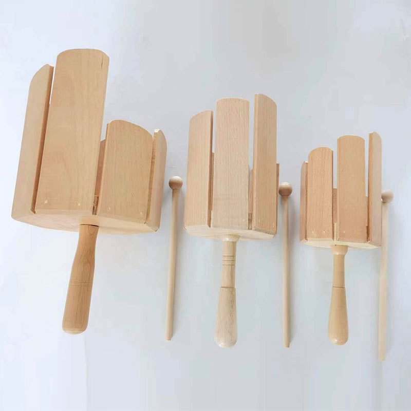 Wooden 8 Tone Sound Tube Clapp - Kids Toys Play Youtube 评论和价格