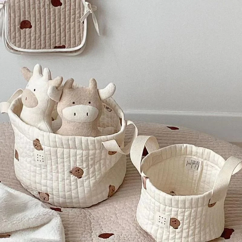 Cute Bear Embroidery Diaper Ba - Kids Zipper Toys 评论和价格