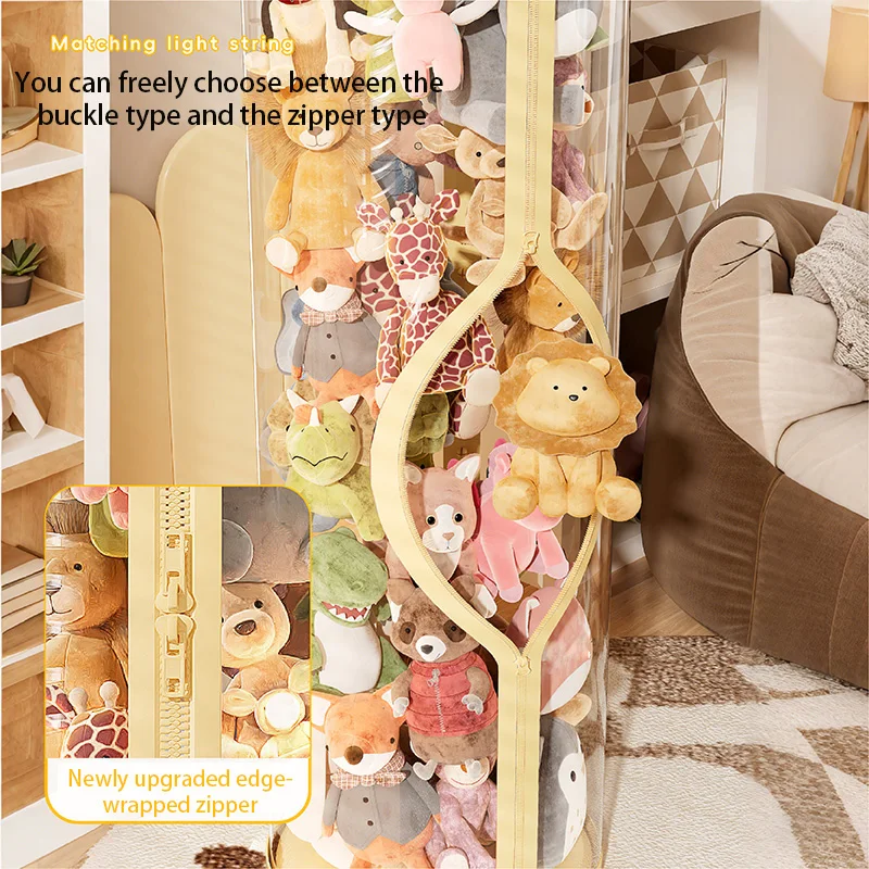 Transparent Doll Storage Box P - Kids Zipper Toys 评论和价格