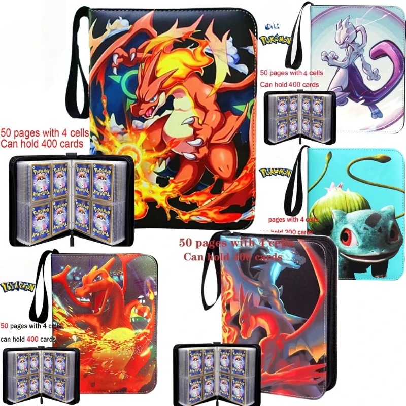 2026Pokemone Card Album PU Zip - Kids Zipper Toys 评论和价格
