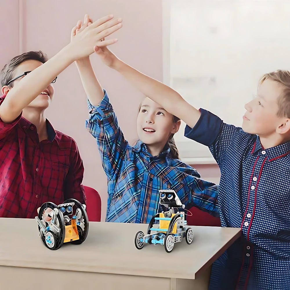 Solar Robot Building Blocks 12 - Science Experiment Kit 评论和价格