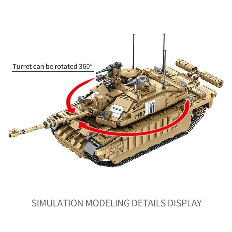 1687Pcs Military Tanks UK Chal - Kids Toys Uk 评论和价格