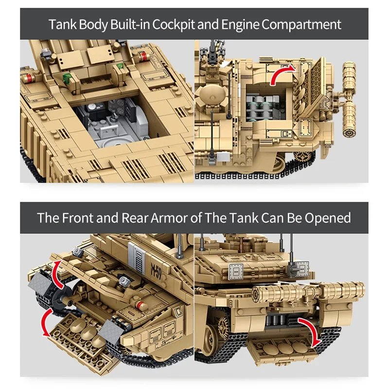 1687Pcs Military Tanks UK Chal - Kids Toys Uk 评论和价格