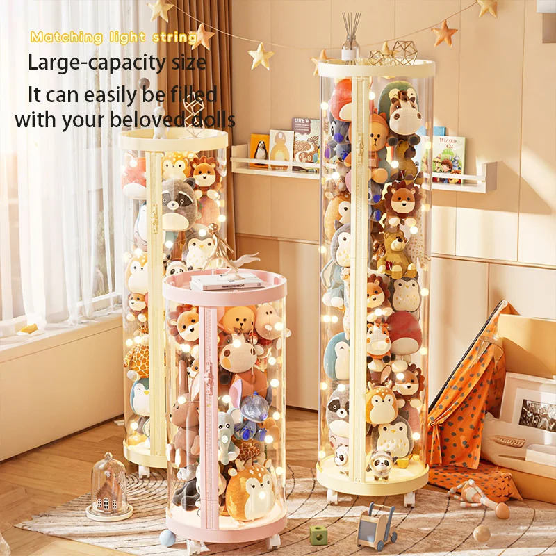 Transparent Doll Storage Box P - Kids Zipper Toys 评论和价格