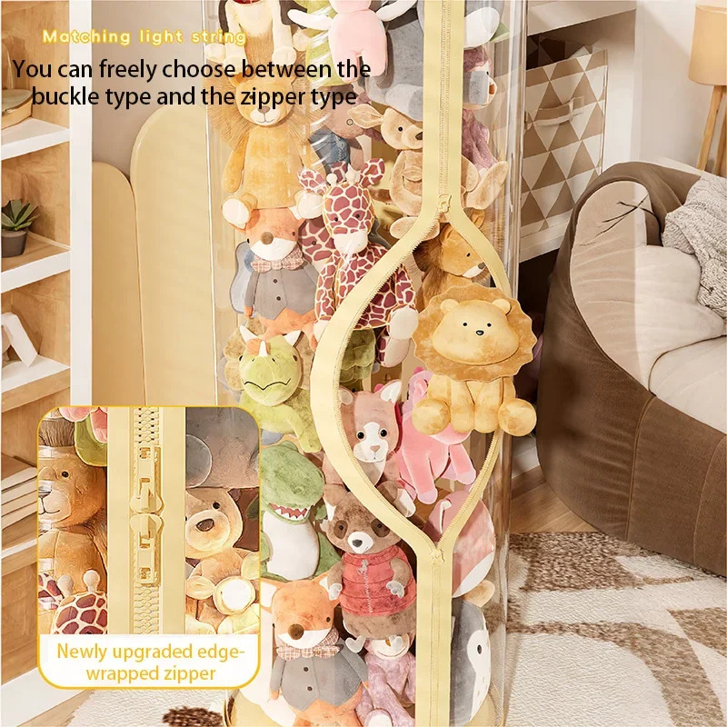 Transparent Doll Storage Box P - Kids Zipper Toys 评论和价格