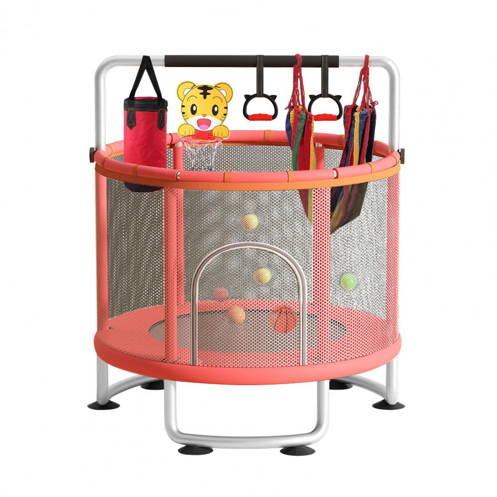 Kids Trampoline, Adjustable Ba - Basketball Hoop Kids Indoor 评论和价格