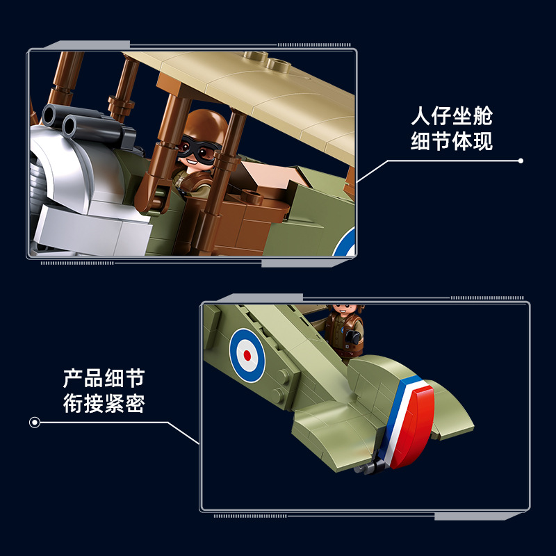 WW1 UK F. 1 Biplane Sopwith Ca - Kids Toys Uk 评论和价格