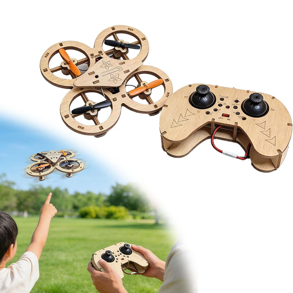 DIY Wooden RC Drone Quadcopter - Science Experiment Kit 评论和价格