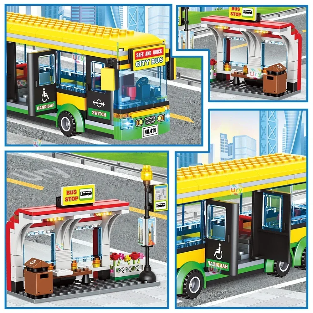 Bus City UK London Yellow Pass - Kids Toys Uk 评论和价格