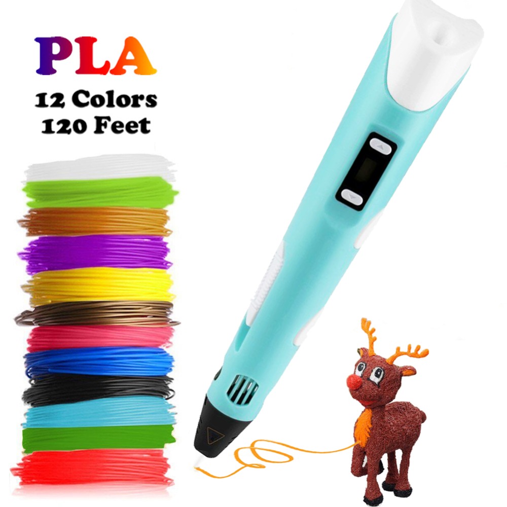 Dikale 3D Pen LED Screen DIY 3 - Kids Toys Uk 评论和价格