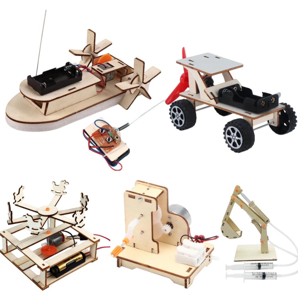 DIY Boat Model Science Toys Ki - Science Experiment Kit 评论和价格