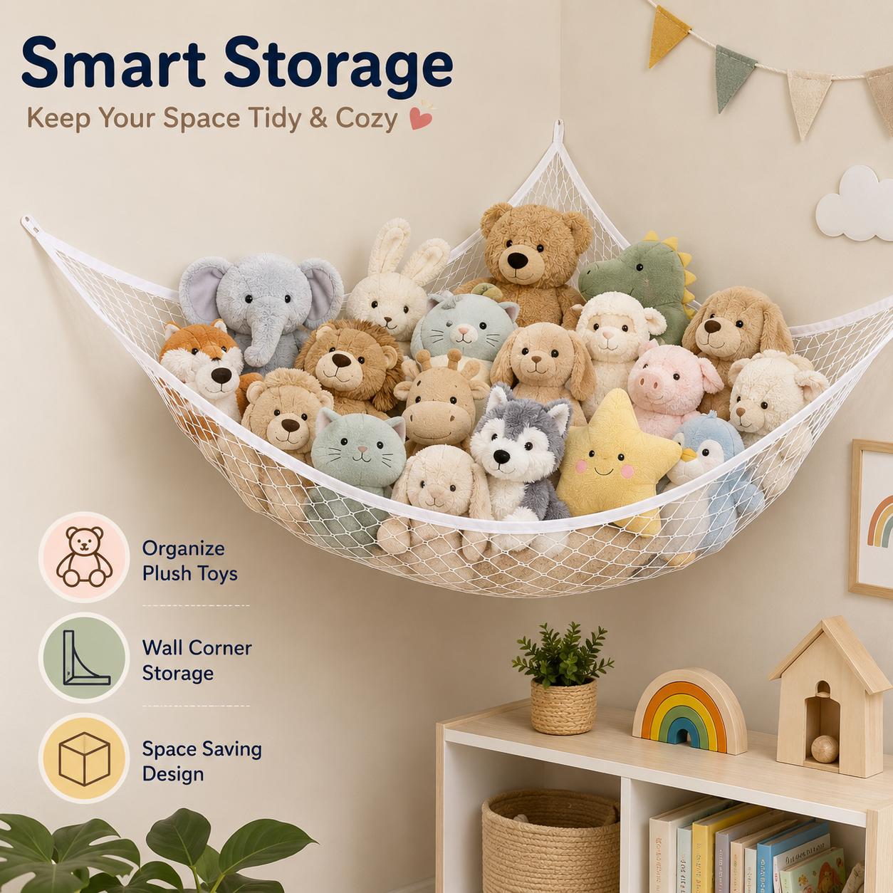 Mesh Toy Storage Hammock Hangi - Kids' Toys 评论和价格