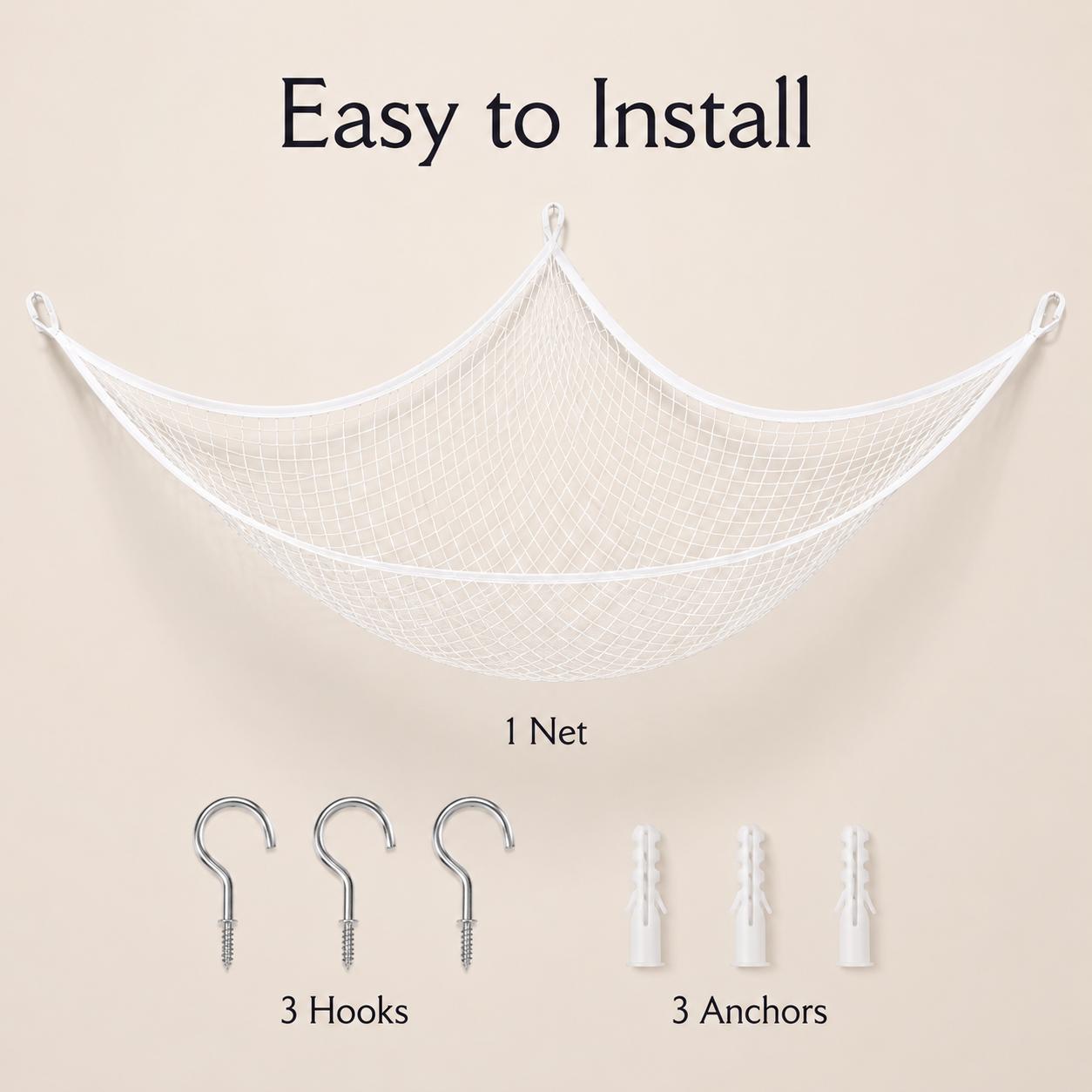 Mesh Toy Storage Hammock Hangi - Kids' Toys 评论和价格