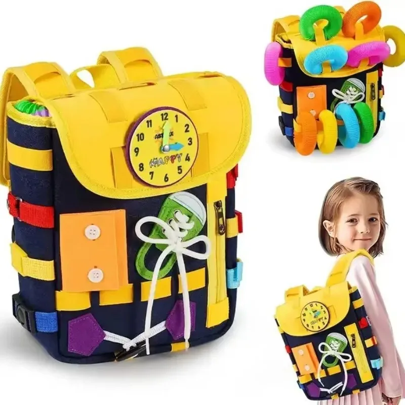 Montessori Felt Backpack for T - Kids Zipper Toys 评论和价格