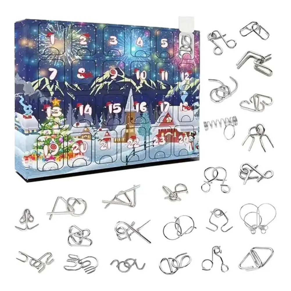 2025 Metal Ruban Lock Puzzle T - Kids Toys Xmas 2025 评论和价格