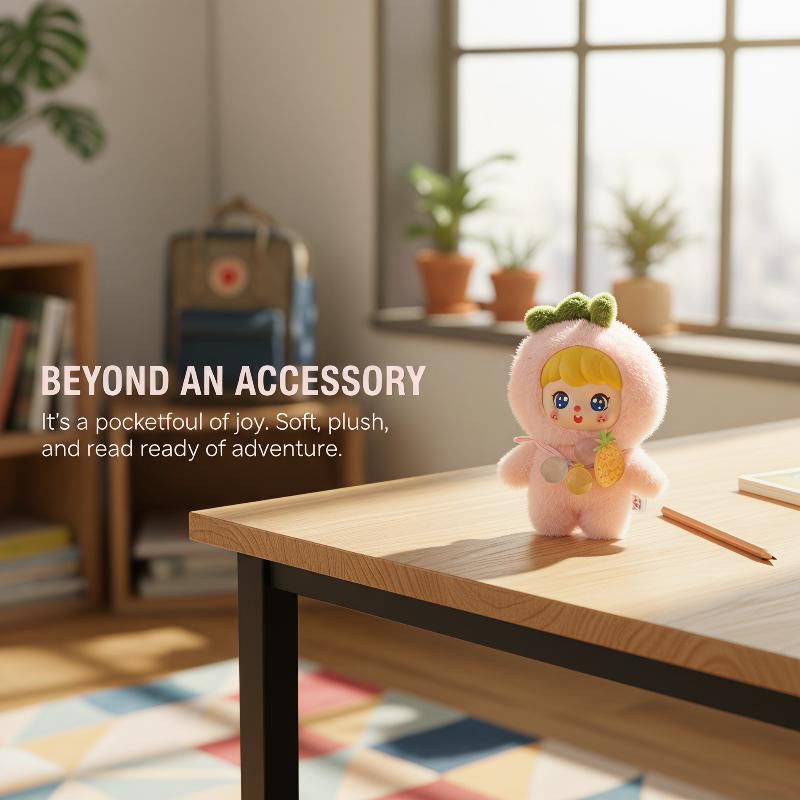 Cute Fruit Plush Doll Keychain - Kids Toys Home 评论和价格