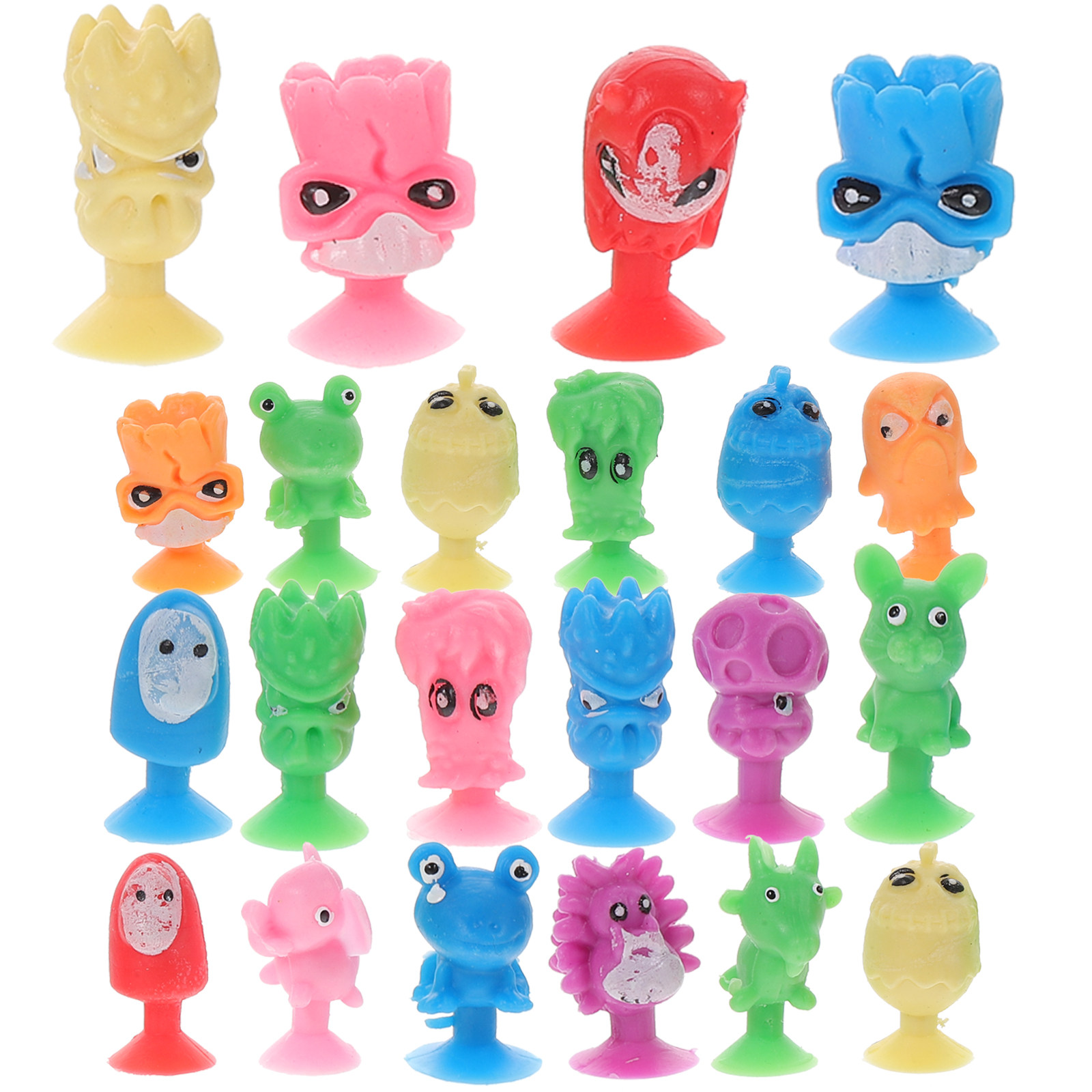 24Pcs Cartoon Plastic Mini Ani - Kids Toys Home 评论和价格