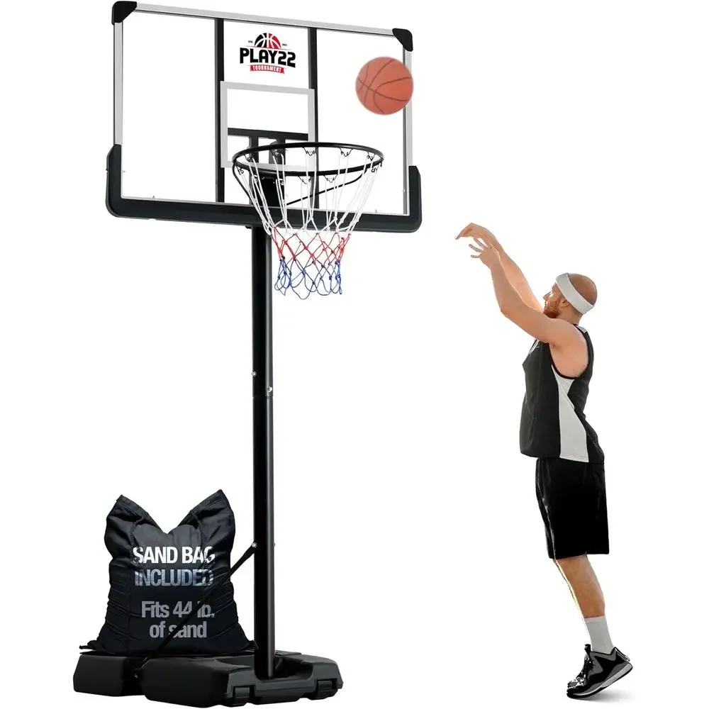 Adjustable 44 Shatterproof Bas - Basketball Hoop Kids Indoor 评论和价格