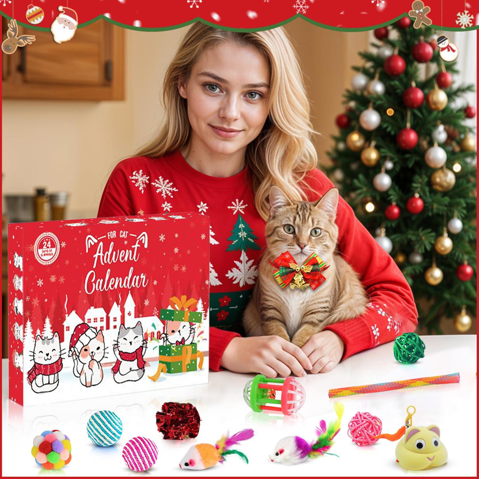 Pet Cat Toy Calendar 2025 24 D - Kids Toys Xmas 2025 评论和价格