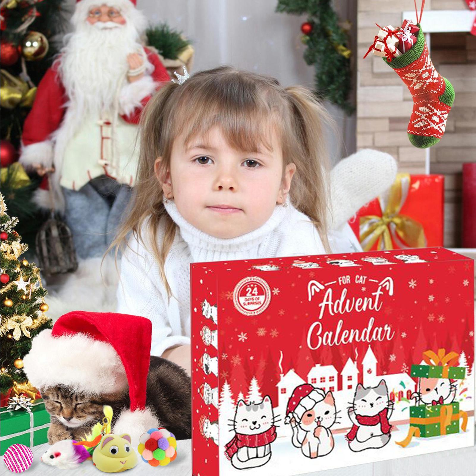 Pet Cat Toy Calendar 2025 24 D - Kids Toys Xmas 2025 评论和价格