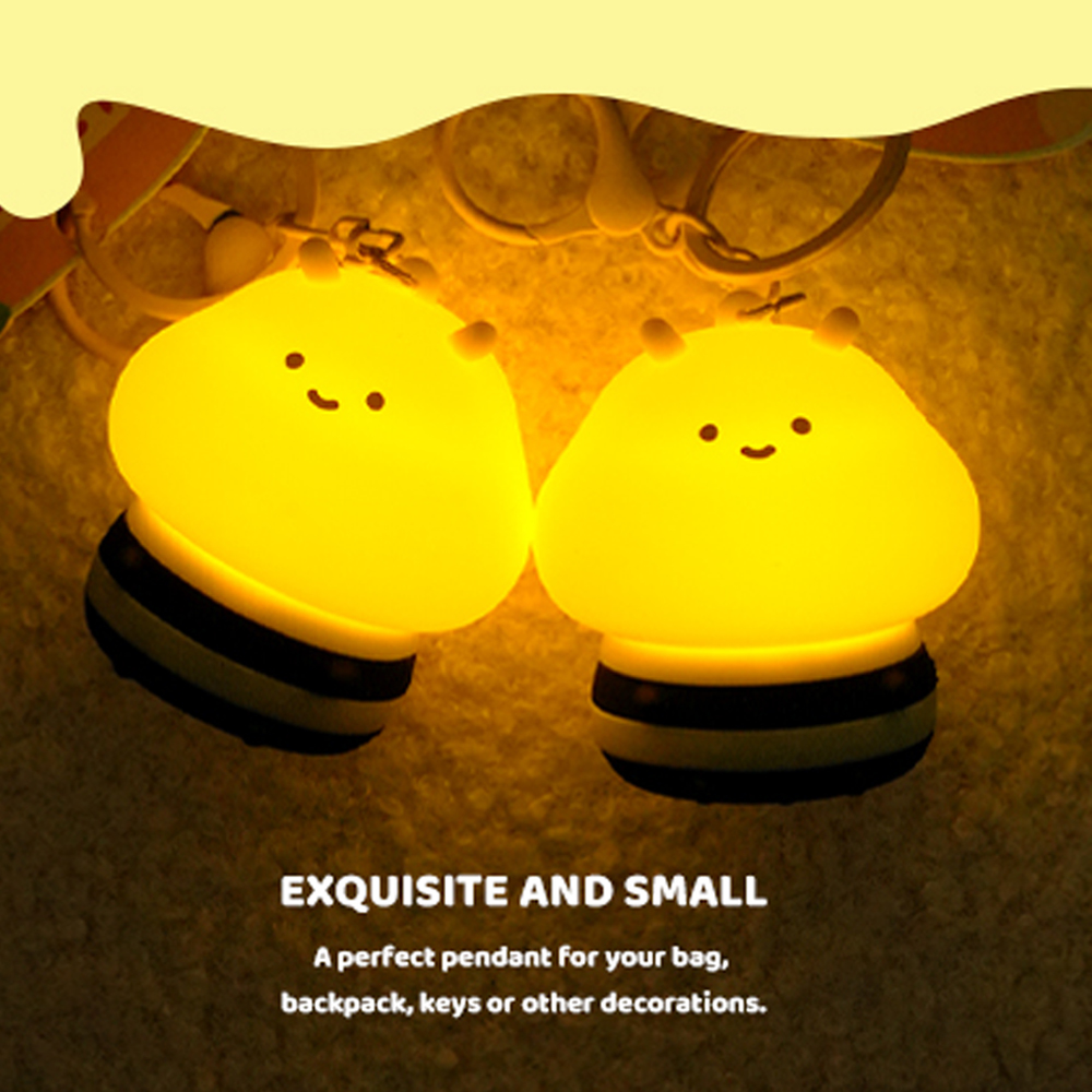 Mini Bee Keychain Night Light  - Kids Toys Bd 评论和价格