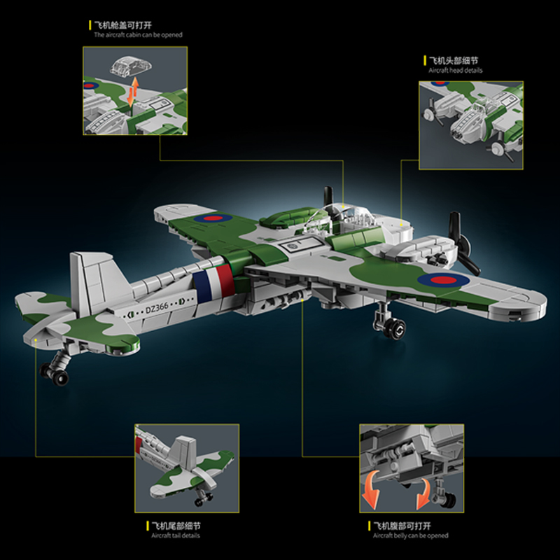 UK Military WW2 De Havilland M - Kids Toys Uk 评论和价格