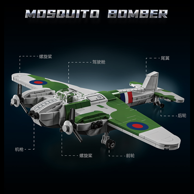 UK Military WW2 De Havilland M - Kids Toys Uk 评论和价格