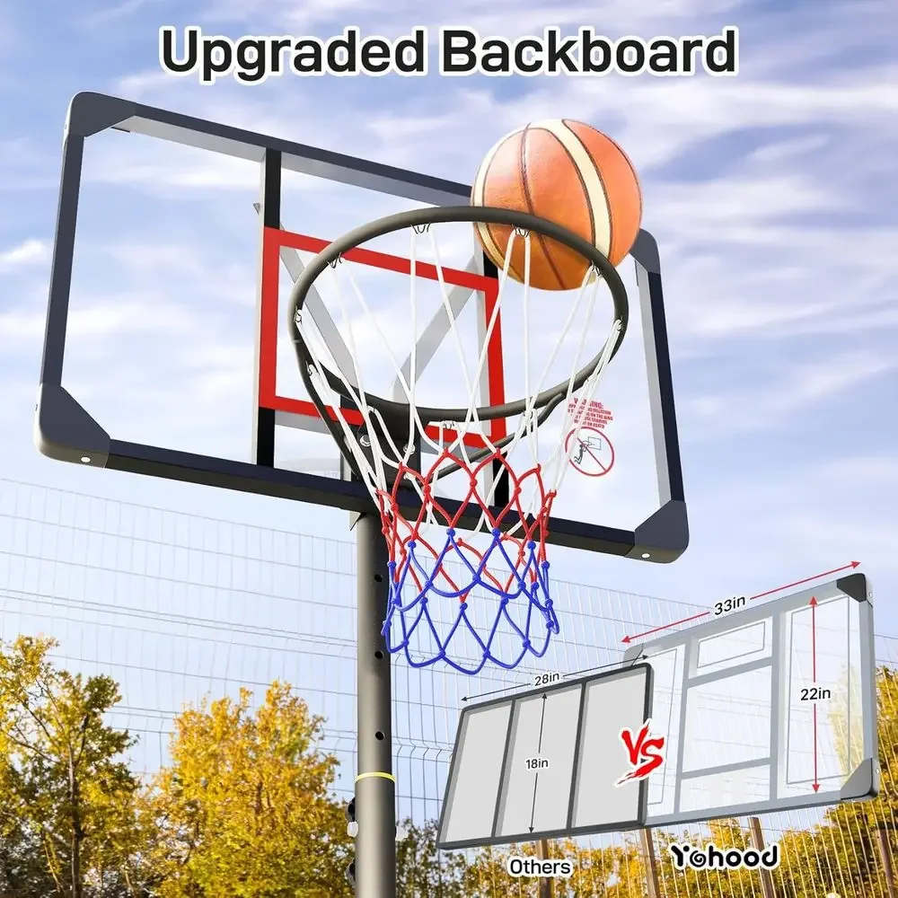 Adjustable Height Portable Bas - Basketball Hoop Kids Indoor 评论和价格