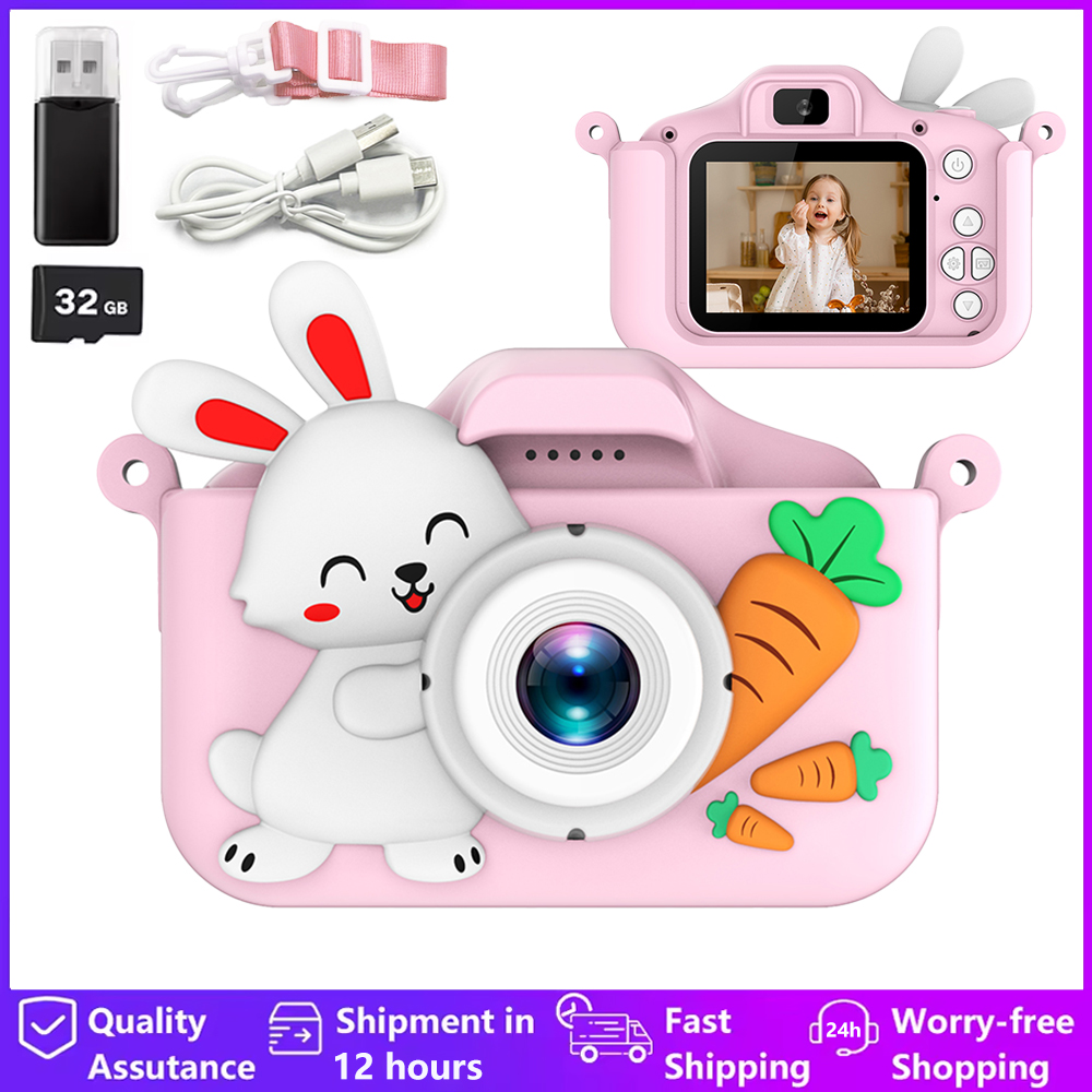 Kids Camera Digital Dual Camer - Kids Toys Top View 评论和价格