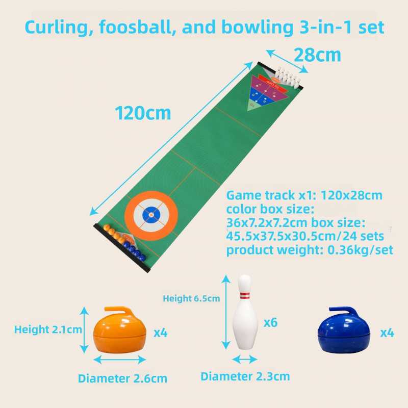 Curling Tabletop Game Set, Min - Kids' Toys 评论和价格