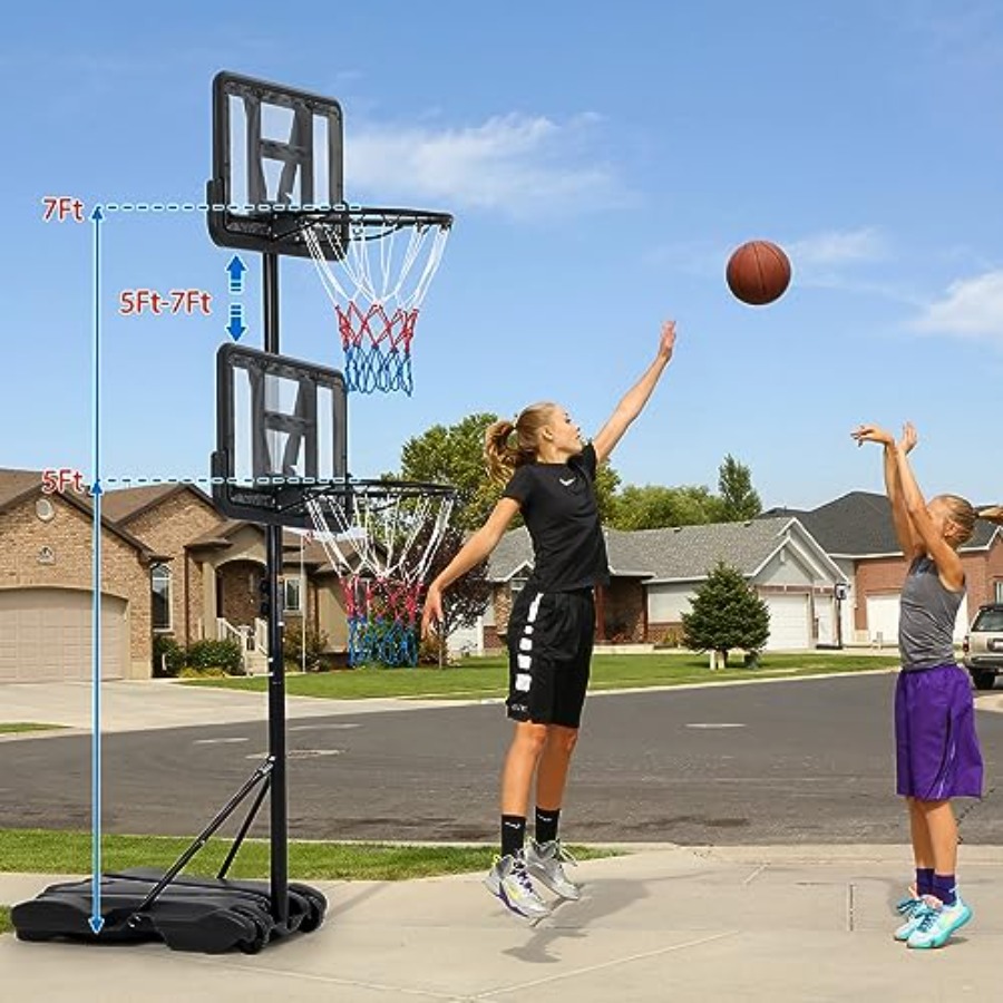 Backyard driveway indoor outdo - Basketball Hoop Kids Indoor 评论和价格