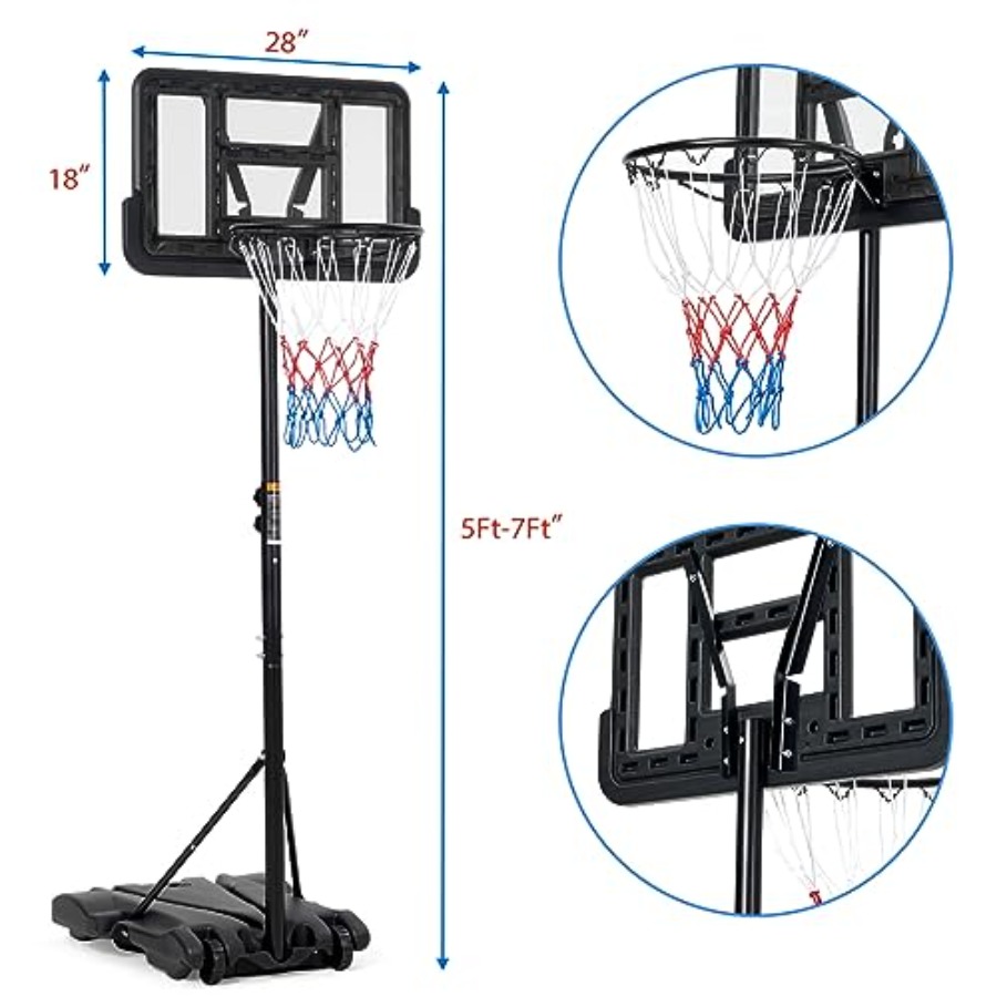 Backyard driveway indoor outdo - Basketball Hoop Kids Indoor 评论和价格