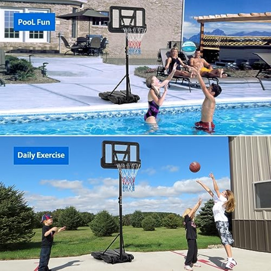 Backyard driveway indoor outdo - Basketball Hoop Kids Indoor 评论和价格