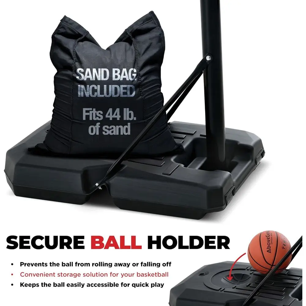 Adjustable 44 Shatterproof Bas - Basketball Hoop Kids Indoor 评论和价格